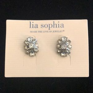 Lia Sophia rhinestone post earrings